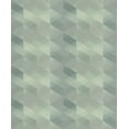 thumbnail image 2 of Green 3D Rhombus Stripe Geometric Wallpaper R8101, 2 of 3