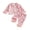 Pink, variant on Cjfdfy Toddler Baby Girl Christmas Pajamas Set Candy Cane Bow Print Long Sleeve Fuzzy Trim Shirt Pants Set Kid Cute My First Christmas Fall Winter Loungewear 1-6Y