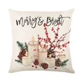 thumbnail image 4 of Funda de almohada navideña para sala de estar, decoración del hogar, cojín de sofá, funda de almohada de Noel Natal, 45cm, 4 of 4