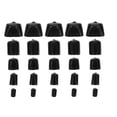 thumbnail image 1 of Shisuyan Round Rubber End Cap Black 100Pcs 2.5X1.6X1.6In, 1 of 9