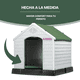 thumbnail image 4 of Casa Con Colchoneta Q Perrón Para Raza Mediana Color Verde, 4 of 5