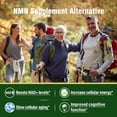 thumbnail image 5 of Fearathe Nicotinamide Riboside Supplement, with Resveratrol, for Energy and Focus Support, 900mg,80 Capsules, 5 of 7