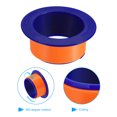 thumbnail image 4 of Unique Bargains Poignée de Rétrécissement de 3 Pouces, Distributeur de Pellicule Extensible 8 Pcs Distributeur de Film Extensible Main en Plastique pour Meubles, Violet Orange, 4 of 5