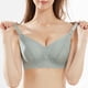 thumbnail image 4 of Sujetador de lactancia para mujer, con cierre frontal, sin aros, acolchado, suave, tipo bralette, 4 of 8