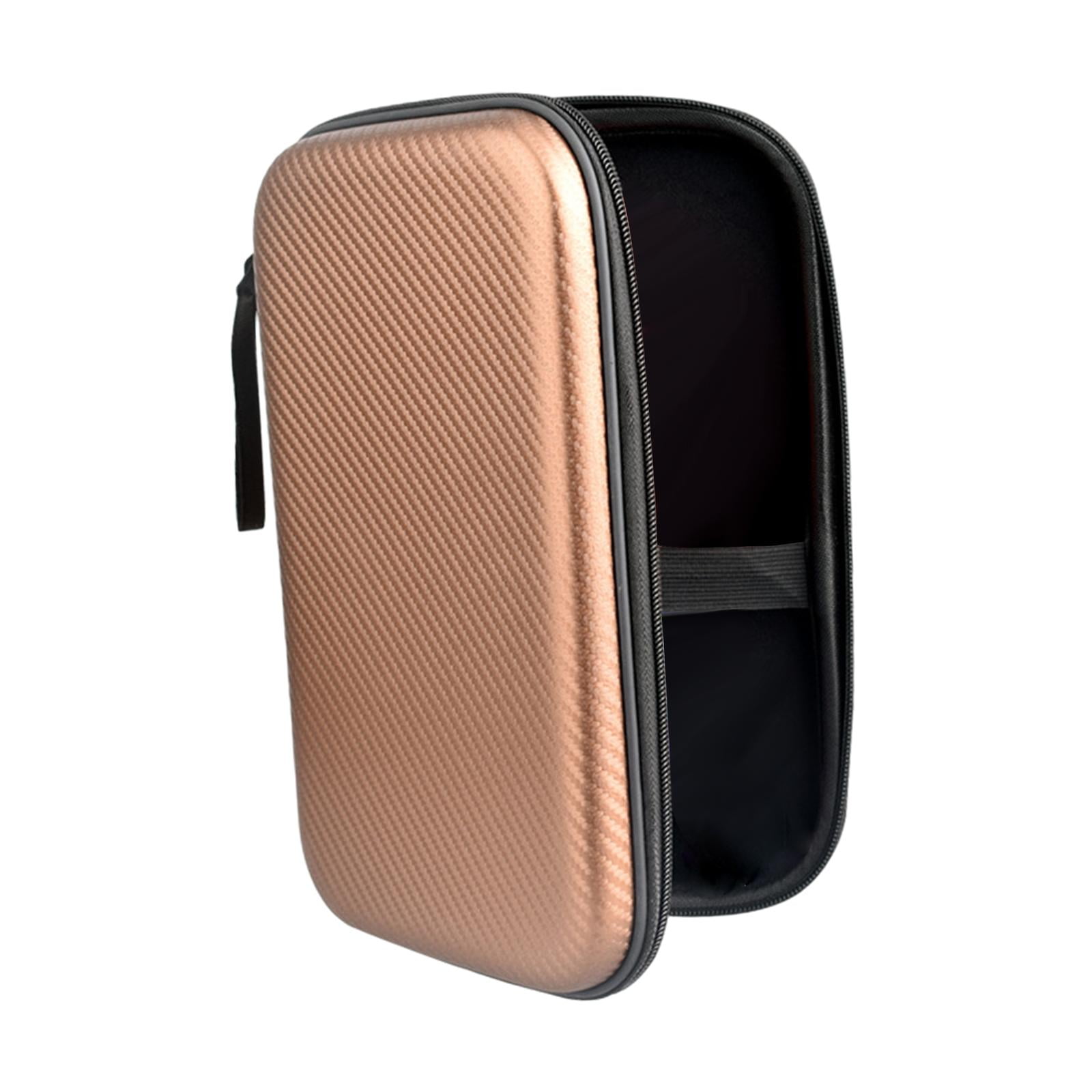 harayaa Ping Pong Paddle Case Multifunctional Table Tennis Bag Table Tennis Racket Cover Brown
