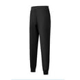 thumbnail image 5 of Mens Jogging Pants Casual Loose Waffle Joggers Sweatpants with Pockets Fall Elastic Waist Drawstring Pants M, Black, 5 of 7