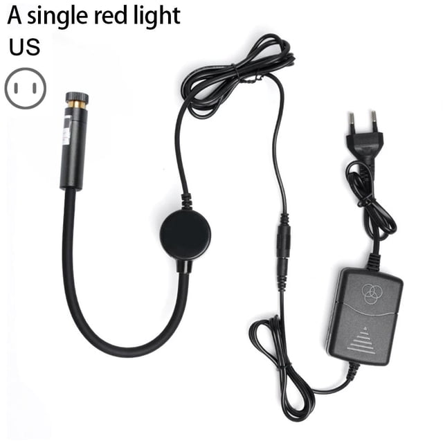 Magnetic LED Quilting Light for Sewing Machines, Adjustable Gooseneck Sewing Guide with Multi-Mode Line/Cross/Dot Guiding, USB Powered Work Light for Lathe & Woodworking, 13-inch Arm