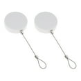 thumbnail image 3 of 2Pcs White Retractable Security Cable Lock Steel Abs Anti-Theft For Electronic Product Holder, 3 of 8