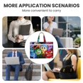 thumbnail image 7 of Saiise inside out 2 Print Zipper Document File Bag Pouch with Handle Waterproof Double Pocket Canvas File Storage Bag for Project Office School Foldable File Document Handbag Carrying Bag, 7 of 7