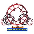 thumbnail image 2 of Dalazy Roue de Chaîne de Vélo 104BCD Anneau de Chaîne Rond Pièces Rouge 50T, 2 of 6