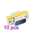 thumbnail image 1 of Macho a Macho Cable Serie Adaptador de 9 Pin RS-232 DB9 Acoplador Cambiador de Género 3 x 1.8 x 1.3CM Eigraketly PJ5873-00×10, 1 of 2
