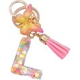 thumbnail image 1 of Letter Keychain,26 Letters A-Z Decorative Letter Keychain,Name Keychain for Women Girls Men Teenager Gift, 1 of 2