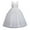 White, variant on GDEGE Flowers Dress Little Girls Tulle Lace Wedding Party Dress for Kids Formal Birthday Princess Pageant Prom Maxi Gown for 2 to 12 Years