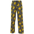 thumbnail image 2 of Pokemon Mens Gray Knit Pikachu Lounge Pants Sleep Pants Pajama Bottoms L, 2 of 2