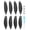 Silver, variant on YAHHU Replacement Drone Propellers Fit for DJI Mavic Mini 2, Gold Edge Premium PC Material Blade Accessories Set, 2 Pairs (4 Pieces) with Screws & Screwdriver (2.76 inches / 7 cm)