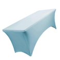 thumbnail image 4 of Tablecloths Stretchy Breathable Washable Lightweight Table Cover for Salon Party Home Sky Blue 6FT (72.05 X 29.92 X 29.92in), 4 of 5