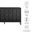 thumbnail image 4 of Sideboard Console Table Entry Display Cabinet, Black, Wood, Living Dining Room Kitchen Cafe Bistro Hospitality Restaurant, Modern Contemporary, HB37110, 4 of 10