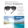 thumbnail image 3 of TINHAO Fit Over Glasses Sunglasses for Women Men Large Cat Eye Sunglasses Polarized 100% UV400 Protection, 3 of 7