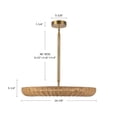 thumbnail image 6 of Alora Lighting Ch602024-Unv Maris 24" Wide Led Pendant - Gold, 6 of 7