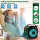thumbnail image 3 of Aires acondicionados portátiles, mini aire acondicionado recargable de 5200 mAh con una duración de 5 a 10 horas, aire acondicionado de escritorio con 3 velocidades., 3 of 4