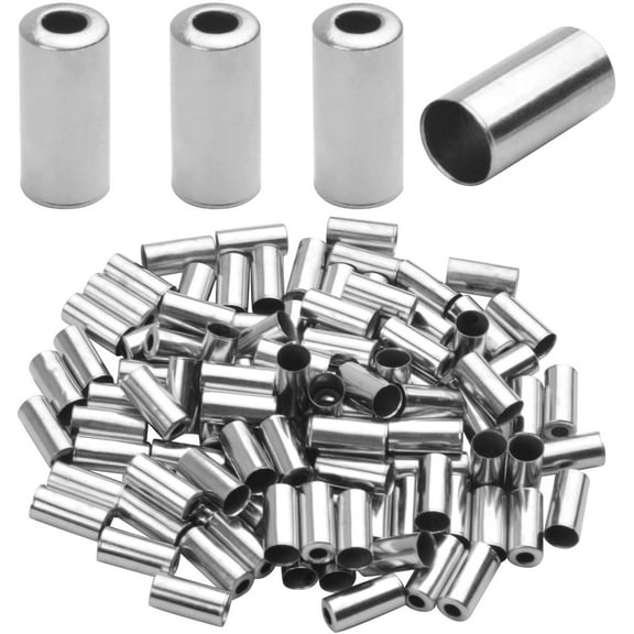 Pack of 100 5mm Bike Brake Cable Housing Ferrule End Caps (5mm)