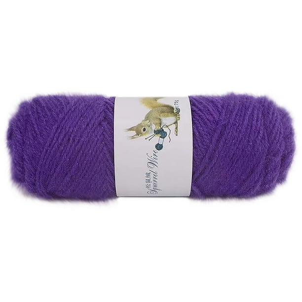 Xihbxyly Hilo de Lana para Tejer, Mohair Suave, Ideal para Hacer Chal, Bufanda, Gorro o Ganchillo. Hilo Versátil para Manualidades. Lavable a Mano. Madeja de 75 G. Ideal para Suéteres y Colchonetas.