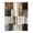Multicolor, variant on Black Brown Abstract Kitchen Curtains 84 Inch Length, Oil Painting Color Blocks Grommet Top Bedroom Living Room Curtains, Light Filtering Cafe Curtain Drapes 2 Panels Set 84''x84''