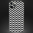 DesignSkinz Black & White Chevron Pattern V2 FullBody Skin Decal Wrap