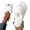 WHITE, variant on Cross Warm Fluffy Furry Slippers Women Lightweight Flat Heels Fur Slides Woman Autumn Winter Open Toe Non Slip Home Floor Shoes