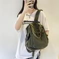 thumbnail image 3 of Mochila de lona pequeña para mujeres y niñas, bonita mochila estética, 3 of 4