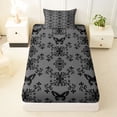 thumbnail image 3 of Erosebridal Vintage Bohemian Damask Twin Sheet Sets,Boho Exotic Style Bedding For Boys Girls 3 Pieces, 3 of 6