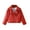Red, variant on Boys Solid Color PU Leather Jacket Kids Turn Down Collar Long Sleeve Outerwear Coat Faux Windbreaker Autumn Winter Lightweight Ages 2-11 Years
