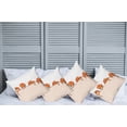 thumbnail image 2 of Ambesonne Cat Throw Pillow Cover 4 Pack, Banner with Little Kitties, 18", Orange Cream White, 2 of 7