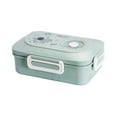 Student Plastic Partition Bento Box Can Be Microwave Heated, Sealed