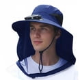 thumbnail image 1 of Full Coverage Sun Hat With Mosquito Net & Cooling Fan UPF50 UV Protection Wide Brim Shoulder, 1 of 8