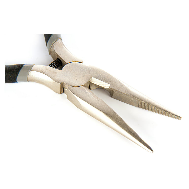 Carbon Steel Jewelry Pliers, Long Chain Nose Pliers, Needle Nose Pliers,  Ferronickel, 6x15.5cm