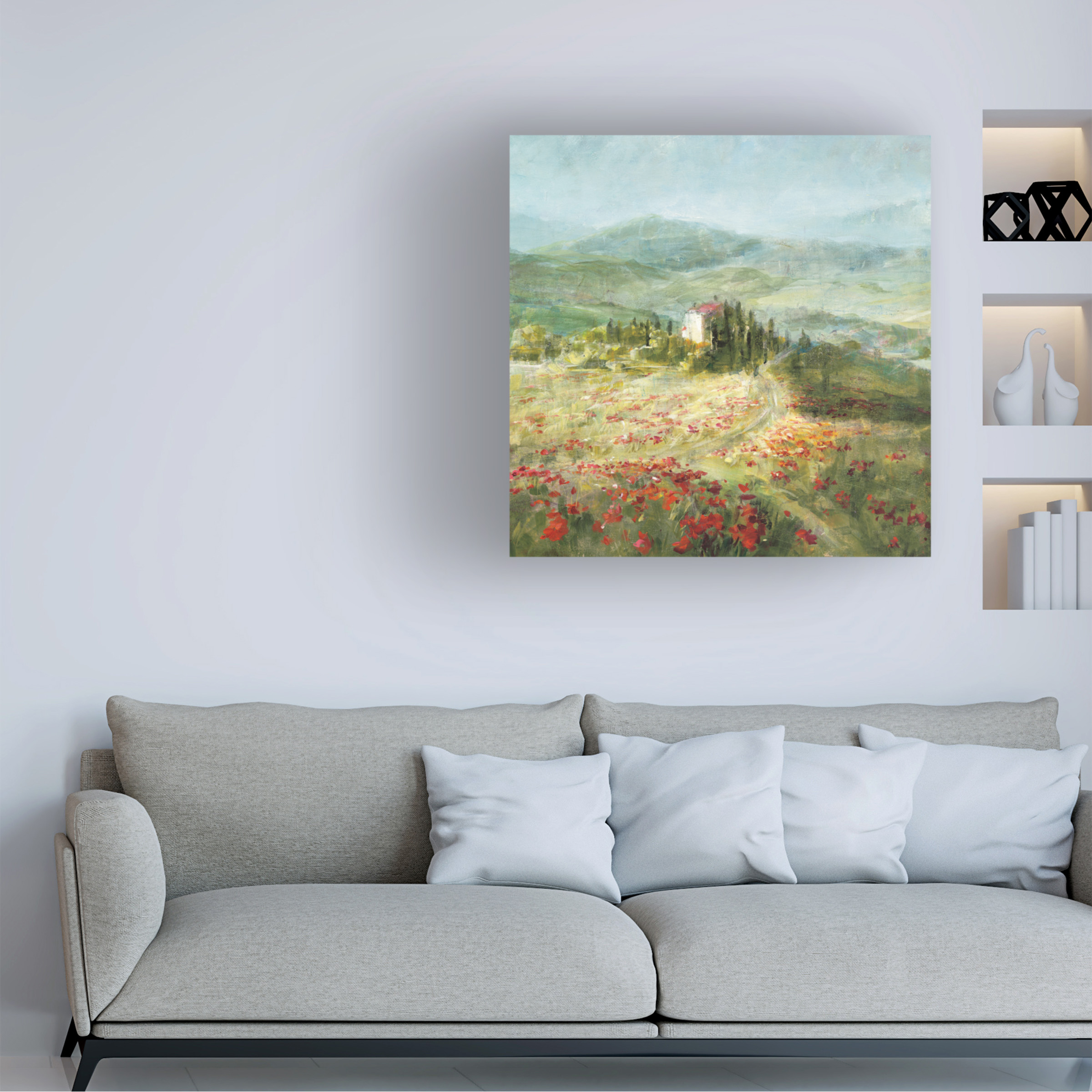Trademark Fine Art 'Summer in Provence Crop' Canvas Art by Danhui Nai