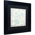 thumbnail image 2 of Trademark Fine Art "Toile Fabrics XI" Canvas Art by Color Bakery Black Matte, Black Frame, 2 of 4