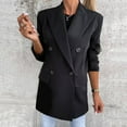 thumbnail image 1 of Vedolay Womens 2023 Suit Jackets Office Blazer Jacket for Women Long Sleeve Open Front Jacket,Black XL, 1 of 5