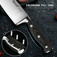 thumbnail image 5 of Hecef 3-Piece Knife Set, German Stainless Steel Ultra Sharp Chef, Santoku, Paring Knife with Gift Box, 5 of 13