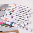 thumbnail image 3 of Naierhg 2Pcs Tire Mark Paint Pens Waterproof Fade Resistant Precise Application Fill Paint Pens Vehicle Accessories, 3 of 8
