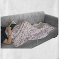 thumbnail image 6 of Circles Soft Flannel Fleece Blanket, Simplistic Abstract Sketch Round Motifs Art in Pastel Tones Illustration, Cozy Plush for Indoor and Outdoor Use, 50" x 60", Rose Pastel Pink Grey, by Ambesonne, 6 of 6