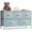 Aqua, variant on Sorbus 5-Drawer Dresser Storage Chest, Steel Frame, Wood Top, Fabric Bins, Aqua