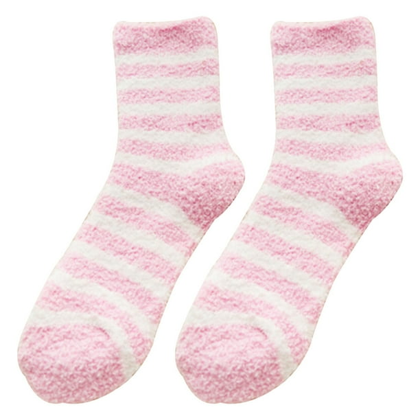 HEQU9117 Ladies Women Winter Warm Soft Fluffy Bed Socks Lounge