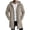 Khaki, variant on QSAWXQZ Men's Long Hooded Coat Full Zip Long Sleeve Pockets Jacket Casual Winter Outerwear XL