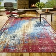 thumbnail image 2 of Superior Arona Modern Non-Slip Indoor Area Rug, 4' x 6', Red, 2 of 5