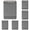 Grey, variant on 6Pcs Spiral Notebook with Waterproof, 3.9x5.5 Pocket Small Notebook with College Ruled Lined, Journaling Notebooks for Office Outdoor Activities