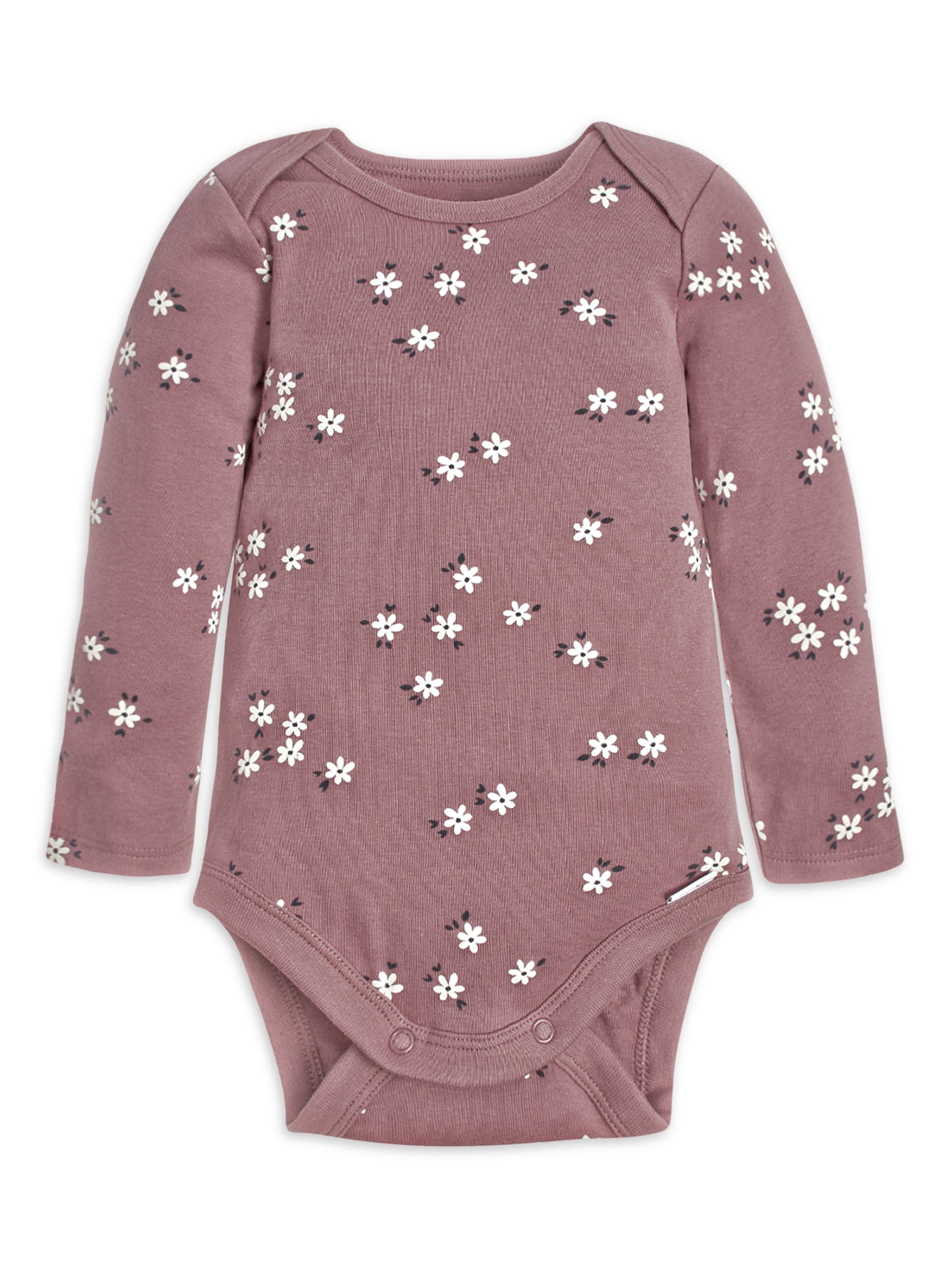 Modern Moments by Gerber Baby Girl Long Sleeve Onesies Bodysuit