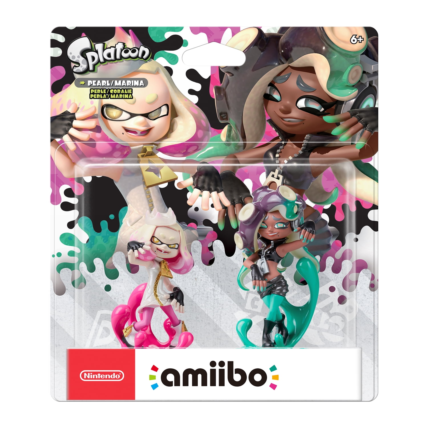 注文割引 2-Pack Marina & Pearl Nintendo Set, amiibo Series Splatoon ゲームキャラクター
