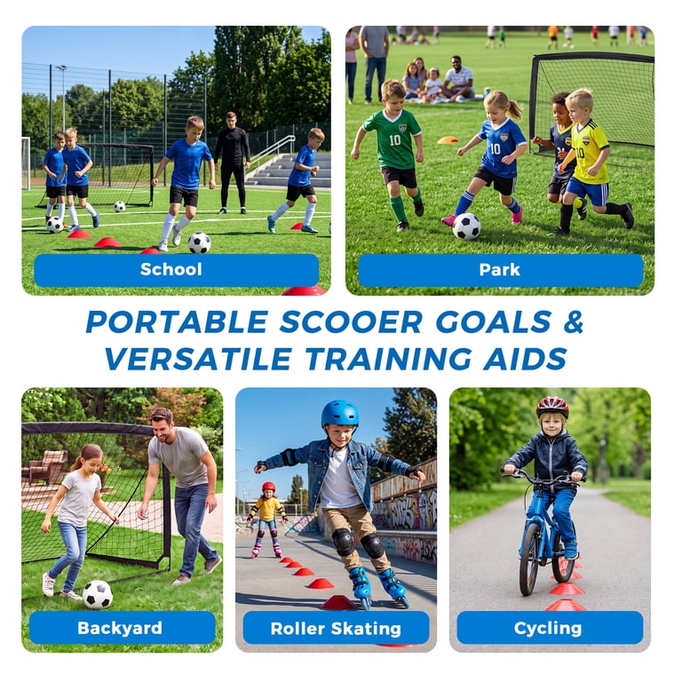 Vipuse 2 Pack Pop Up Soccer Goals with Ball photo 4